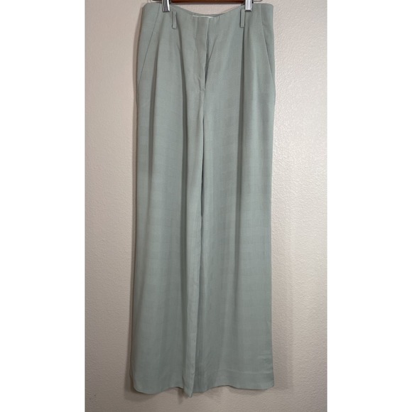 Lafayette 148 New York Pants - Lafayette 148 NY High Waist Trouser Pants Womens 0 Light Tan Wide Leg